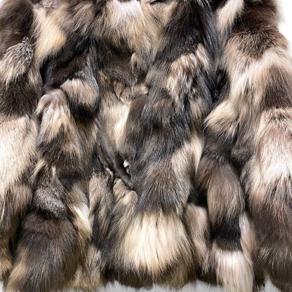 TSONTOS Custom Made Multi-Color Fox Fur Coat | Size: Small | - Picture 7 of 11